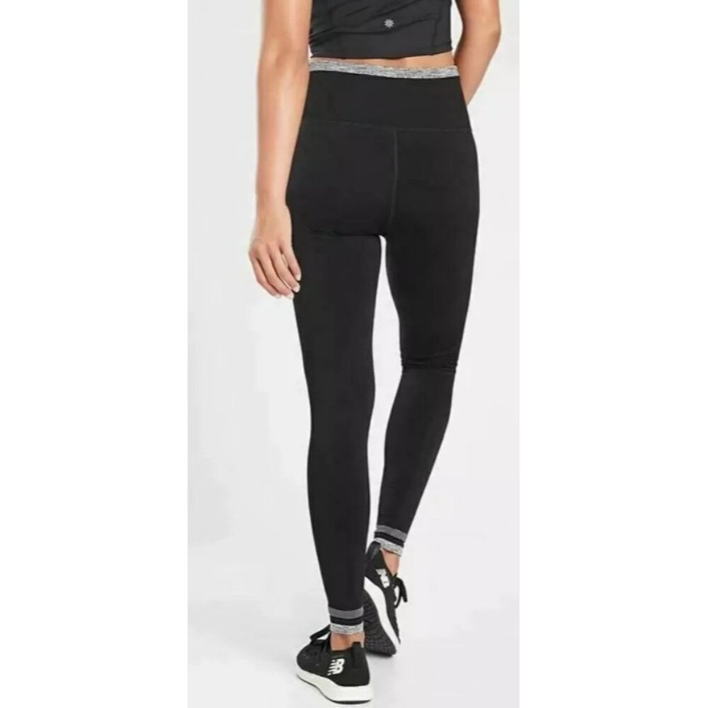 NWOT Athleta Womens Black Andes Seamless Tight High Rise Legging Sz M 0986 - Picture 5 of 11